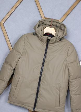 Куртка мужская зимняя синтепон молодежная эко кожа норма  (l-xl-2xl-3xl-4xl) amodeski-это мода и стиль3 фото