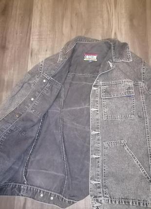 Джинсова куртка cardellino (сірий, м)3 фото