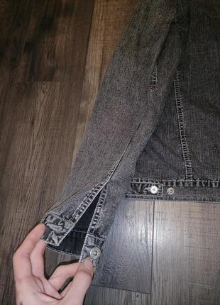 Джинсова куртка cardellino (сірий, м)4 фото
