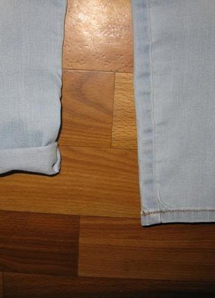 Светло-голубые джинсы скини george на 4-5 лет3 фото