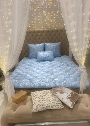 Невероятно теплое зимнее пуховое одеяло, лебяжий пух, гипоаллергенное теплое одеяло