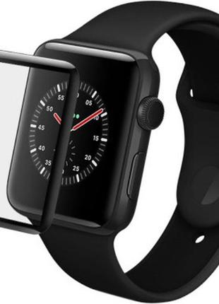 Захисне скло для apple watch 41 mm / епл осьч 41 мм повний клей