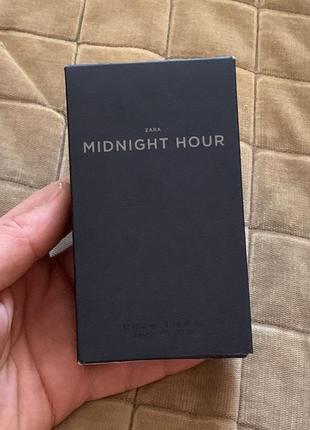 Духи мужские zara midnight hour 100ml , новые в коробке. запечатанные