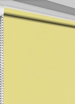 Рулонна штора rolets роял 1-801-1000 100x170 см відкритого типу блідо-жовта