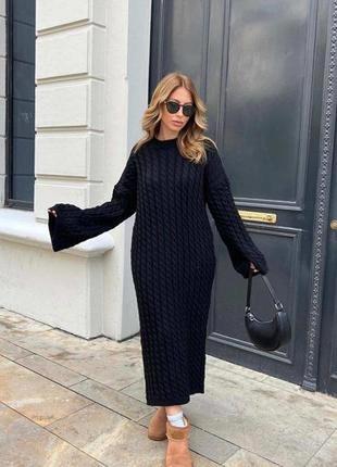 Шикарное вязанное платье оверсайз ‼️количество ограничено‼️
