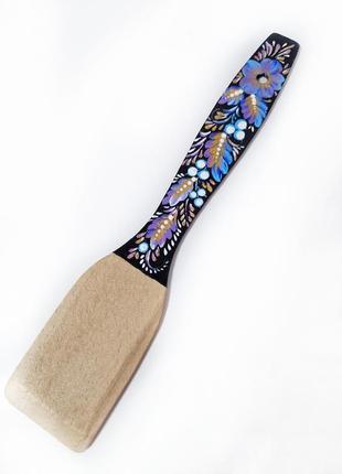 Лопатка расписная для кухни деревянная лопатка расписная ручная роспись декор для...