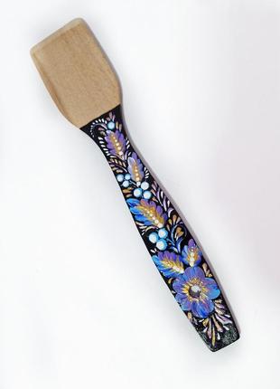 Лопатка расписная для кухни деревянная лопатка расписная ручная роспись декор для...