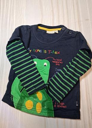 Тонкий реглан кофта для мальчика для девочки t-rex 6