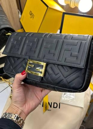 Сумка у стилі fendi 2jours large tote bag – navy blue