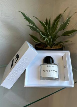 Порожній флакон з коробкою byredo super cedar