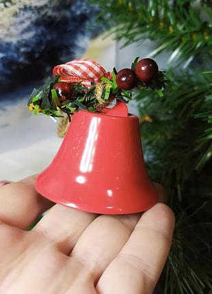 3 шт новорічний декор дзвоники колокольчик