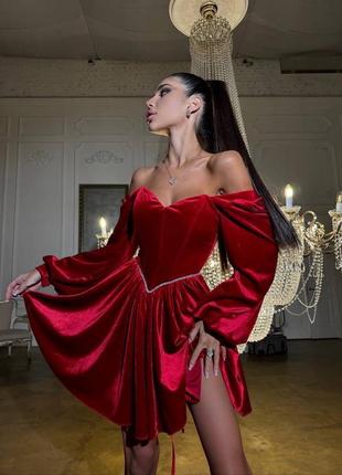 Сукня оксамитова