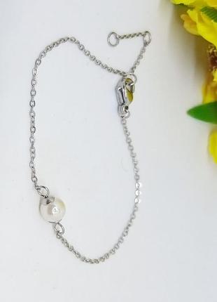 Браслет женский с бусиной