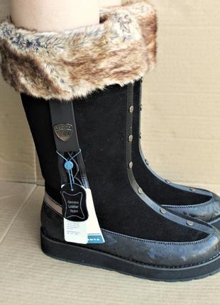 Чоботи luhta sulava ms snow boots 475582400 натуральна замша оригінал1 фото