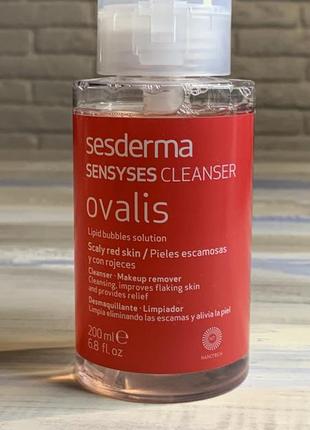 Sesderma sensyses cleanser ovalis тонік для чутливої шкіри та шкіри схильної до почервонінь2 фото