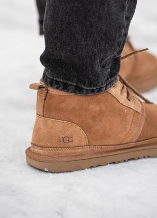 Мужские угги ugg neumel chestnu / smb9 фото