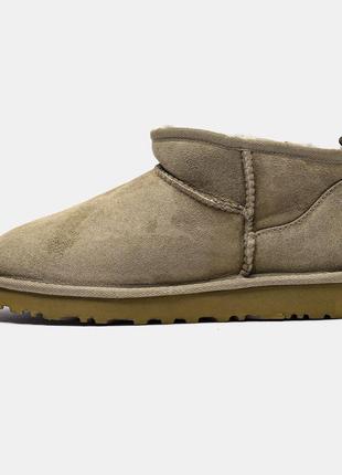 Угги ugg ultra mini khaki