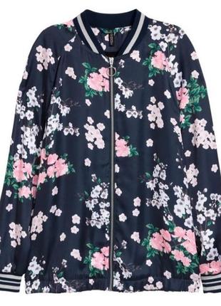 Куртка-бомбер  летняя h&m