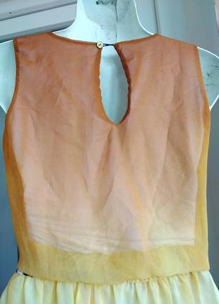 Шикарне шифонову сукню ,, сафарі" в підлогу tanita romario uk 8-10 eur 36-384 фото