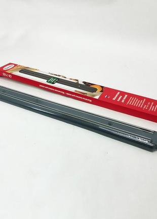 Магнитная планка для ножей con brio cb-7105 48 см. цвет: серый5 фото