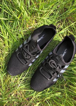 Летние кроссовки мужские сетка 40 размер. летние кроссовки, кроссы на каждый день. модель 89523. цвет: черный6 фото