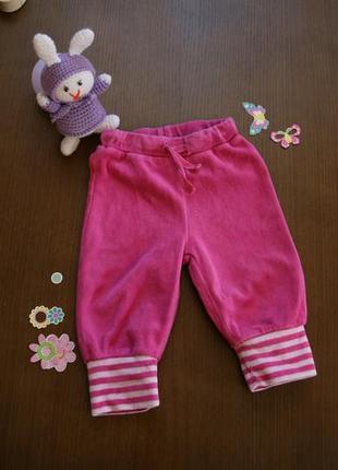 Велюровые штанишки h&m на девочку