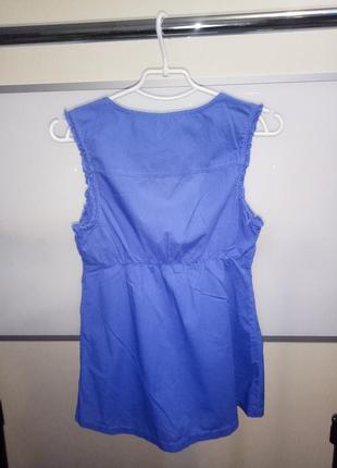 Блуза катоновая edc с рюшами2 фото