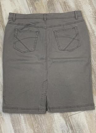 Джинсовая юбка zaffiri, размер l, евро 40.5 фото