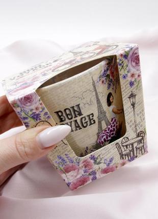 Свічка ароматизована bartek у склянці bon voyage normand 115г на 30 годин горіння