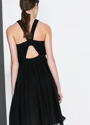 Чёрное платье zara 7