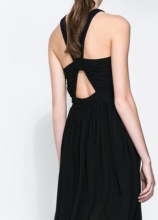 Чёрное платье zara 5