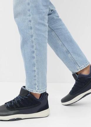 Мужские, кожаные ботинки geox modual модель 2 в 1, оригинал - 44р