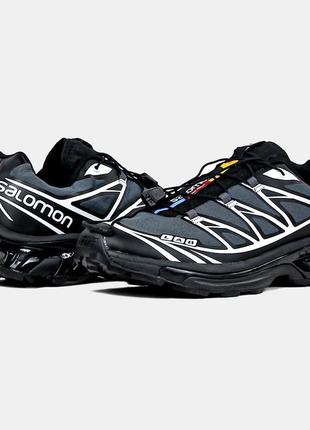 Salomon xt-6 gtx grey/black5 фото