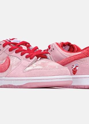 Кроссовки strangelove x nike sb dunk low valentine's day7 фото