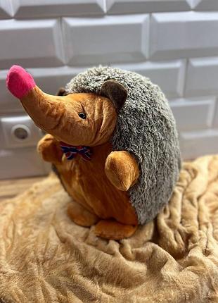Мягкая игрушка 3в1 плед подушка ежик