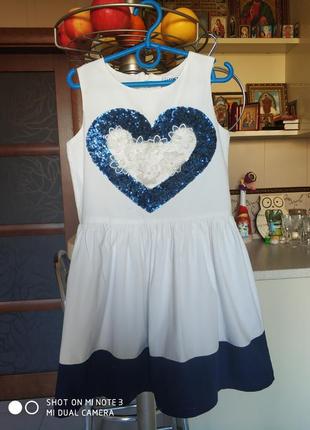 Нежное белое платье