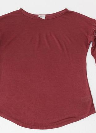 Сша. блуза с шнуровкой на рукавах.