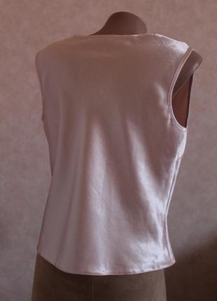 Шикарная перламутровая блуза, майка, нарядная3 фото
