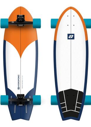 Hydroponic fish surf skate 31,5" серфскейт - radikal orange / navy (frd.047430)