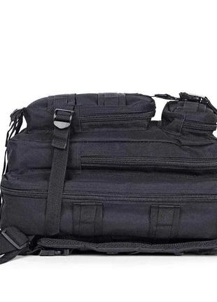 Военный тактический туристический рюкзак черный ammunation