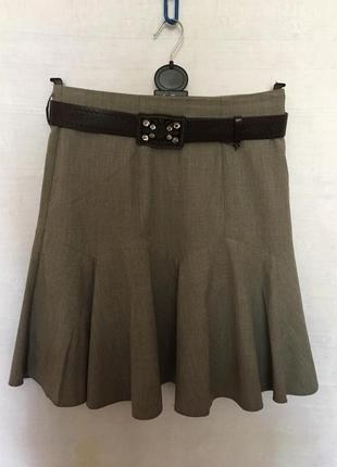 Женская юбка годе с поясом / жіноча спідниця годе з поясом