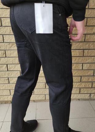 Зимові чоловічі джинси на легкому флісі стрейчеві lanlaniee6 фото