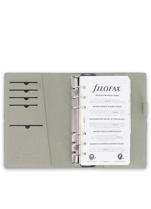 Органайзер filofax domino personal, black (20-027802)3 фото