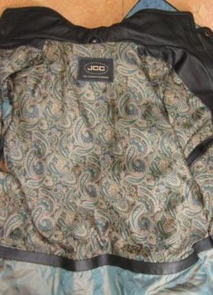 Большая мужская кожаная куртка jcc. германия. лот 8845 фото