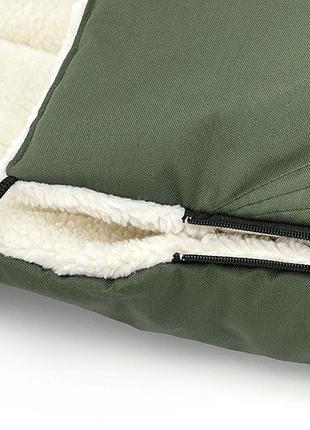 Зимний конверт babyroom wool n-8 green зеленый6 фото