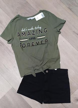 Стильні котонові шорти h&m дівчатам-підліткам 6