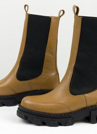 Шикарные кожаные ботинки челси осень/зима,36-41,цвет любой