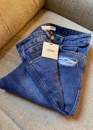 Крутые рваные джинсы mom asos8 фото