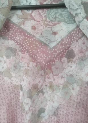 ■ нежный розовый платок 102*105 см3 фото