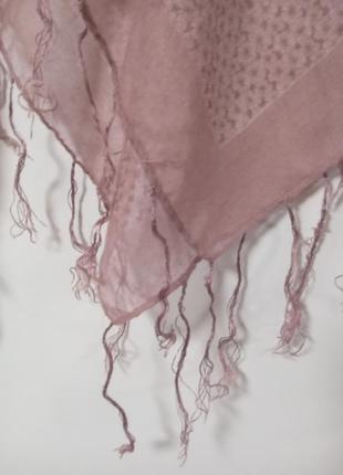 ■ нежный розовый платок 102*105 см4 фото